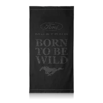 35021750 - Törölköző Mustang fekete Born to be wild