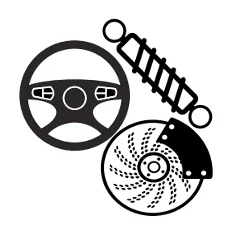 Fékek, futómű, kormánymű