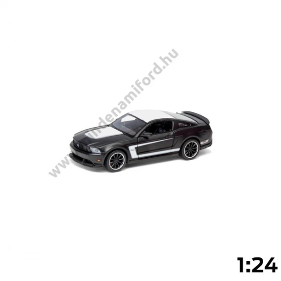 35030127 - Modellautó Mustang Boss fekete-fehé